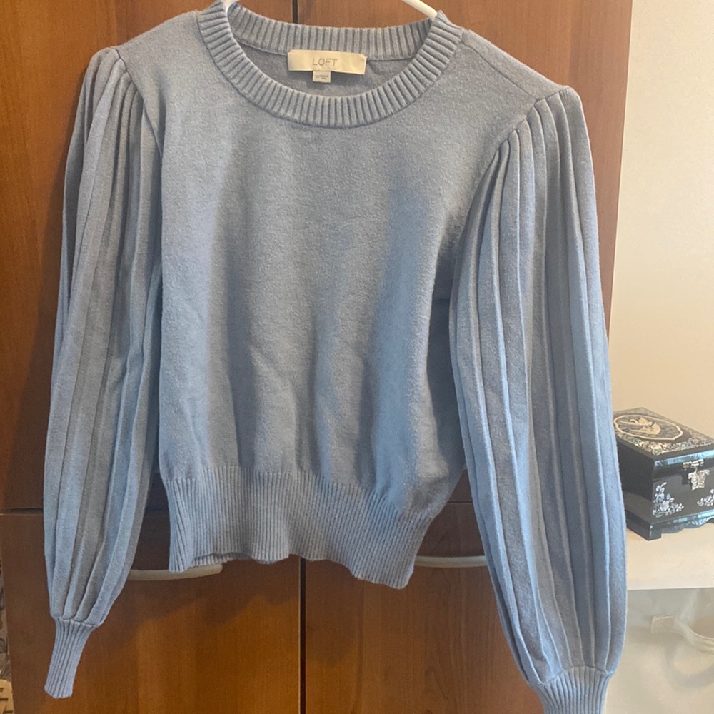 Blue loft sweater